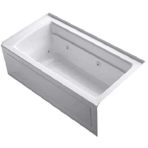 Kohler K-1122-RA-0 Jetted Whirlpool Bathtub - MSRP $2,536