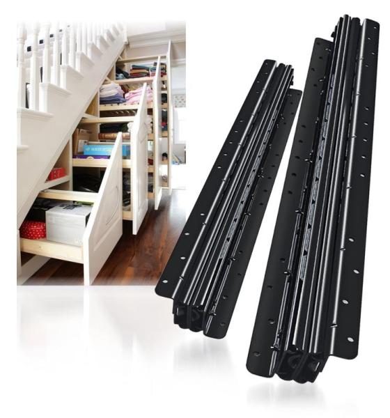 YENUO Undermount Heavy Duty Drawer Slides Full Extension - MSRP $92