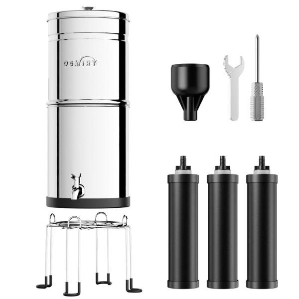 Home Improvement - OEMIRY Gravity Water Filter System, OLANLY Large Door Mat Indoors - MSRP $2,135
