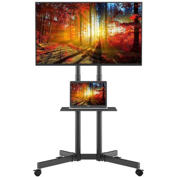Office Products - Bontec Mobile TV Stand, Blulu Pedestal Sign Holder, Rccugmats Chair Mat - MSRP $1,572
