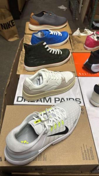 Bulk Lot of 200 Mixed Brand Sneakers Men's & Women's MSRP $15,000