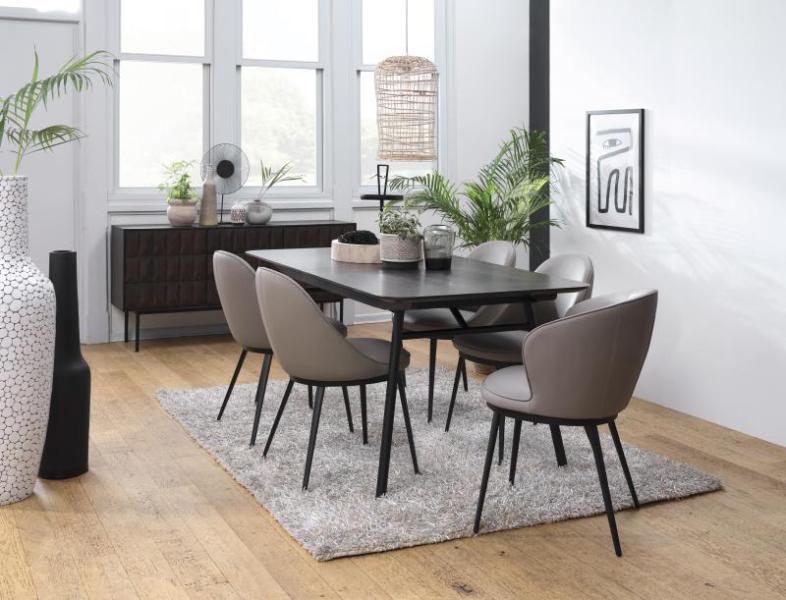 Bulk 10 Extendable Dining Tables in Dark Oak Wood Finish MSRP $1835 ea