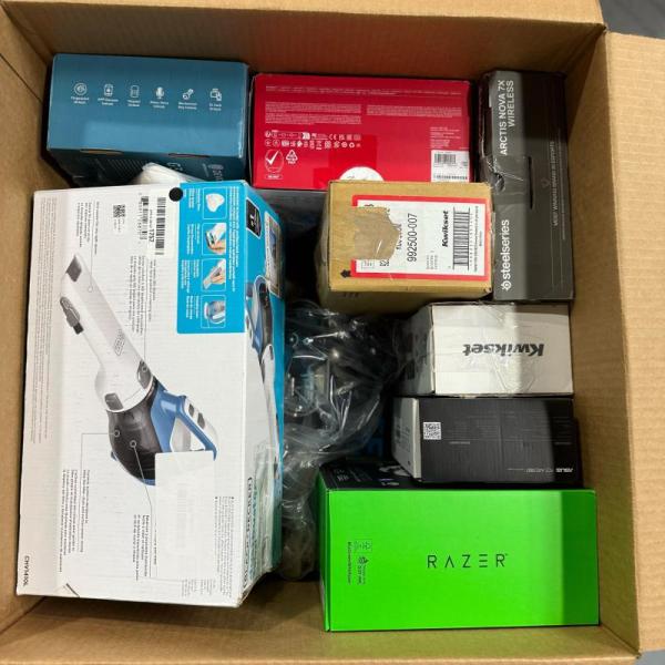 SALVAGE Electronics - SteelSeries, Logitech, ecobee - MSRP $16,025