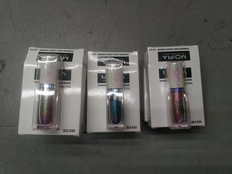 Health & Beauty - Moira Cosmetics Diamond Daze Liquid Shadows, MOIRA Lucky Chance Blushes - MSRP $898