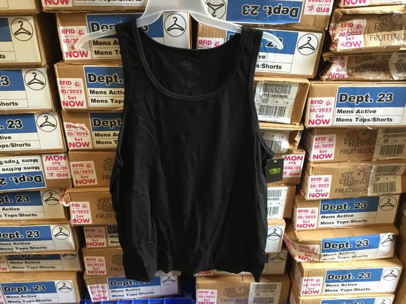 72 New Menâ€™s Athletic Works Muscle Tank Top Black Small to 3XL