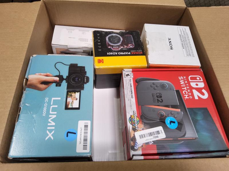 Salvage Electronics - Panasonic LUMIX G100 4k Mirrorless Camera, Eve Outdoor Cam - MSRP $2,749