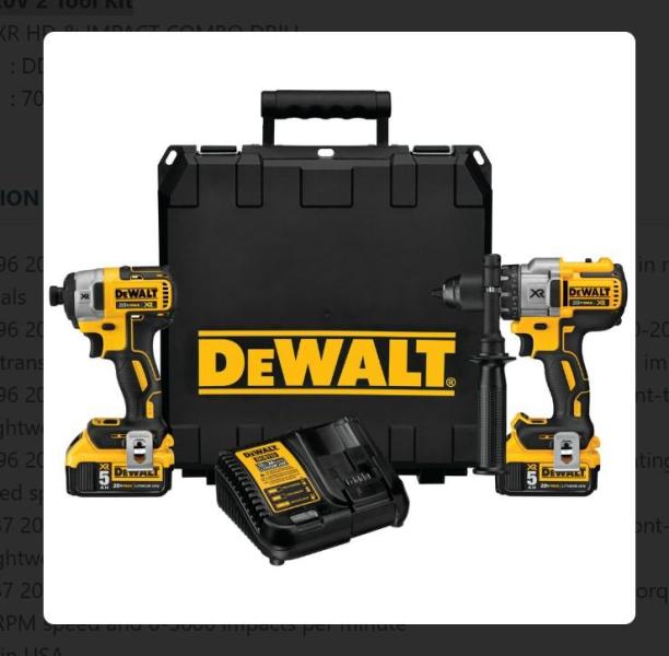 Tool Kit, Outdoor Sensor & More by DeWalt, Milwaukee & Honeywell - MSRP $1,193