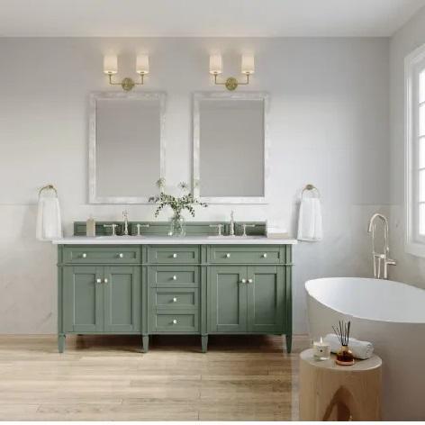 James Martin Vanities 650-V72-SC-3AF Vanity Set - MSRP $4,834
