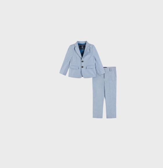 Apparel - Andy & Evan Chambray Stripe Suit Set, Habitual Romper, Adidas Cotton Tee, Levi's - Original MSRP $1,236