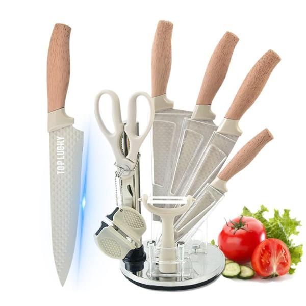 Kitchen - Kitchen Knife Sets, Large Walnut Wood Cutting Boards, Reespring Food Warming Mats - MSRP $13,242