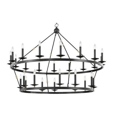 Truckload - Home Decor - Hudson Valley Allendale Chandelier, Birch Lane Leather Swivel Power Recliner - MSRP $42,413