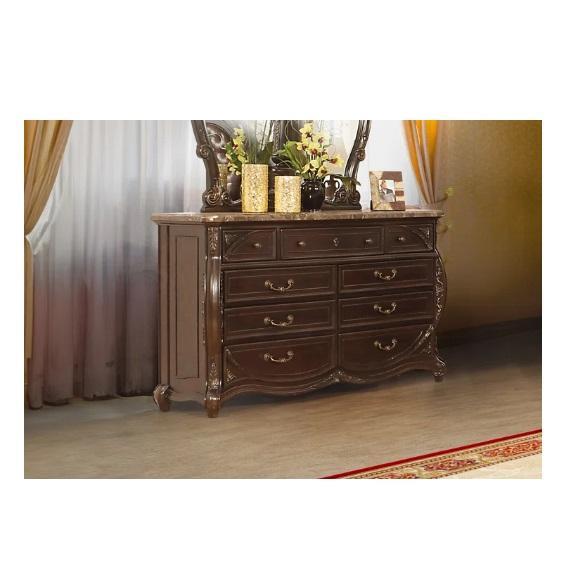Truckload - Housewares - Palazzo Marina 9-Drawer Solid Wood Dresser, Barbur Extendable Dining Table - MSRP $20,123