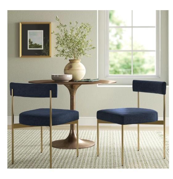 Truckload - Housewares - Freida 19.75'' H Upholstered Side Chair, Cairo Stone Concrete Outdoor Fire Pit - MSRP $36,766