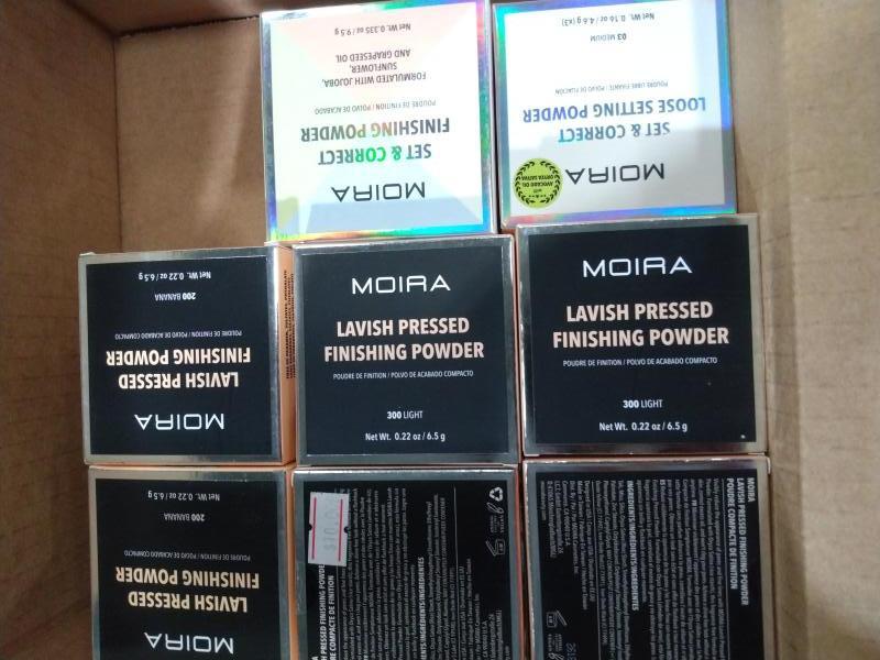 Health & Beauty - Moira Cosmetics Set & Correct Finishing Powder, Impecca-Blonde Purple Toning Drops - MSRP $833