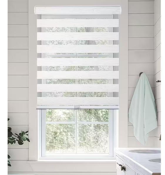 Window Decor - Chicology Zebra Roller Shades, RICARDO, TOWN & COUNTRY LUXE, HDC, Best Home Fashion - Est Retail $7,566