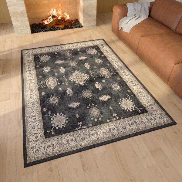 Area Rugs - FINEHOUS Traditional Area Rug, nusoarug 6x9 Rug, POEMLAND Area Rugs Soft - MSRP $11,324