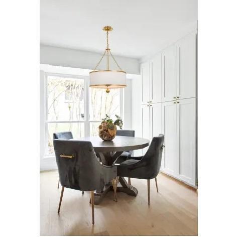 Crystorama Lighting 518-GA Drum Chandelier - MSRP $748
