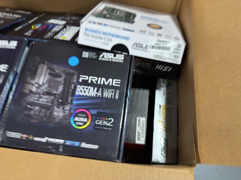 SALVAGE Motherboards - ASUS, MSI - MSRP $6,122