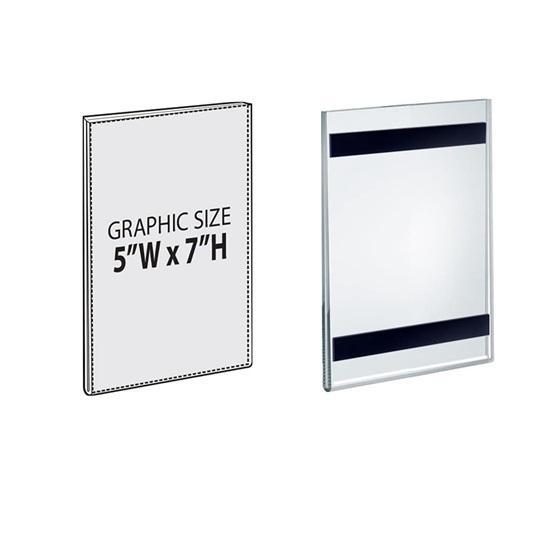 New - Azar Displays 5" W x 7" H Sign Holders with Magnetic Strips - MSRP $112