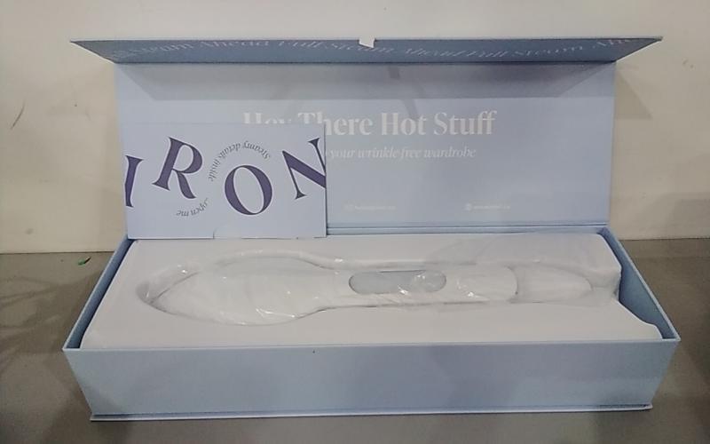 Nori Press Handheld Steam Iron, White - Est Retail $118