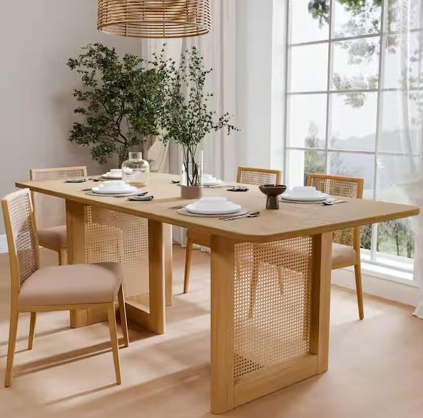 Home Decor- Lirago Double Pedestal Table, SAFAVIEH, Nathan James, Noble House, Art Leon, Humble Crew -Est Retail $2,974