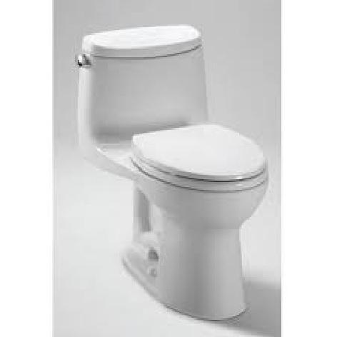 Toto CST604CEFGAT40#01 Elongated Toilet with Left Hand Lever - MSRP $576