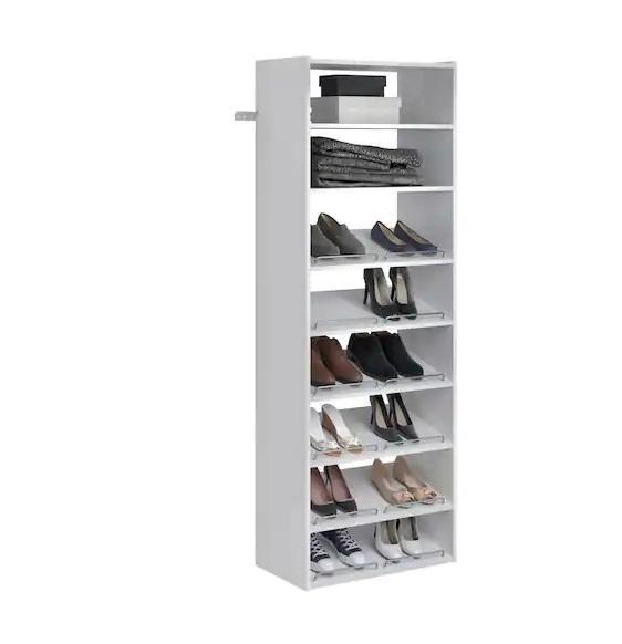 Flooring- Closet Evolution Shoe Closet Tower, Ivy Hill Tile, Jeedeson, Lifeproof, Corso Italia, MSI - Est Retail $1,045