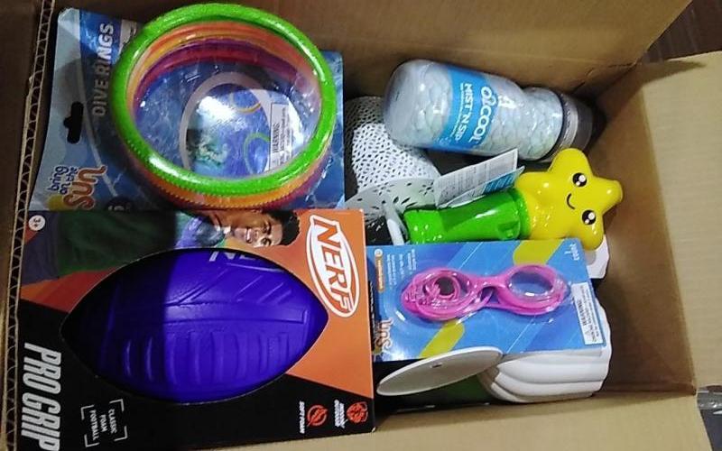 Toys & Games - Nerf Football, Fluffie Stuffiez Boba Drink, Chuckle & Roar Magnetic Dot Art - MSRP $5,555