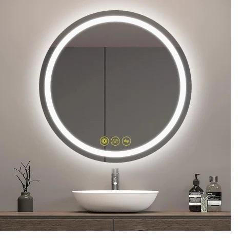 Bellevue BOMIR44326 Frameless Bathroom Wall Mirror - MSRP $452