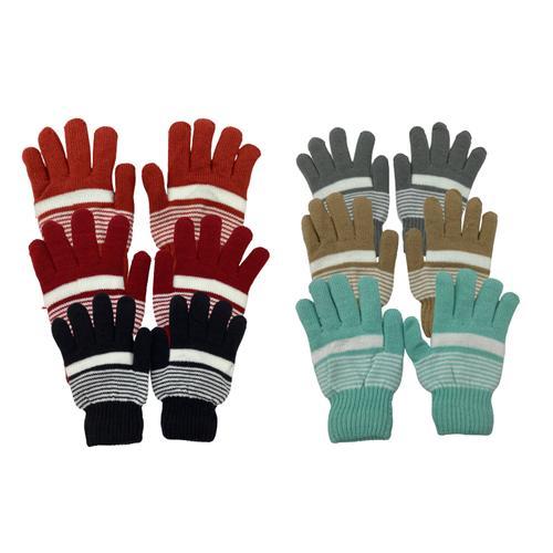 72PCS Women's Thermal Fleece Lined Winter Insulated Knit Thick Gloves