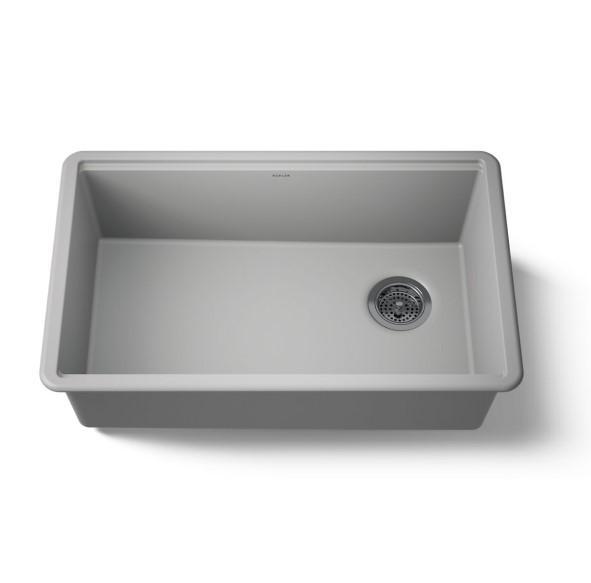 Fixtures - Kohler Billings Kitchen Sink, Z-Lite Pendant, James Martin Mirror - MSRP $3,918