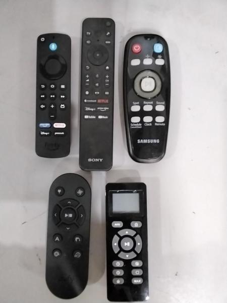 Package of Assorted Remotes, Cords, & Chargers - MSRP $588