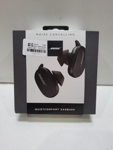 Bose QuietComfort Noise Cancelling True Wireless Bluetooth Earbuds, Black - Est Retail $119