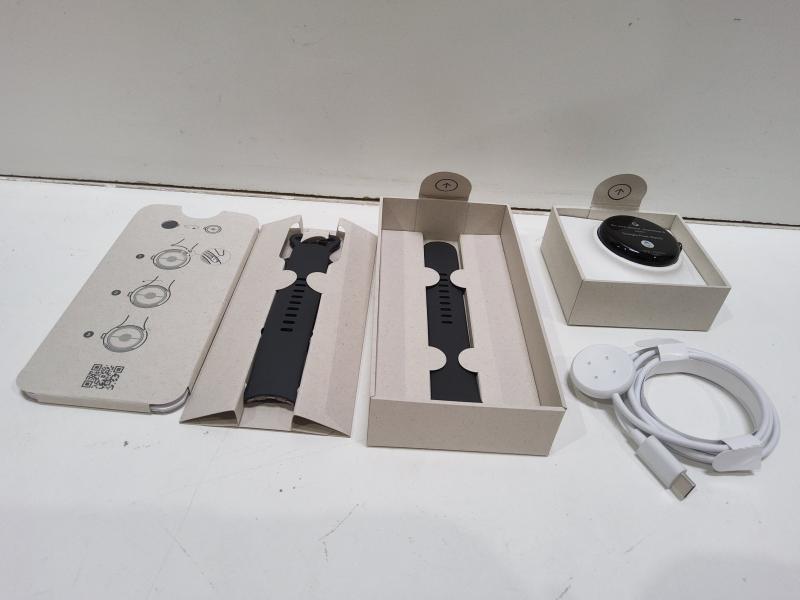 Google Pixel Watch 3 (45mm) Wi-Fi, Matte Black Aluminum Case & Obsidian Band - Est Retail $199