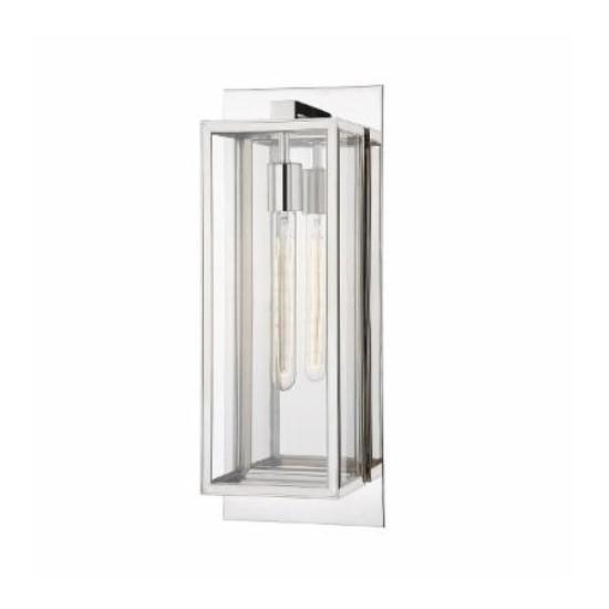 Hudson Valley Sea Cliff 21" Tall Wall Sconce in Polished Nickel - MSRP $405