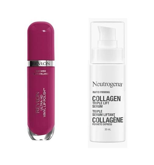 Health & Beauty - Revlon Ultra HD Vinyl Lip Polish Liquid, Neutrogena Rapid Firming Collagen Triple Lift - MSRP $18,157