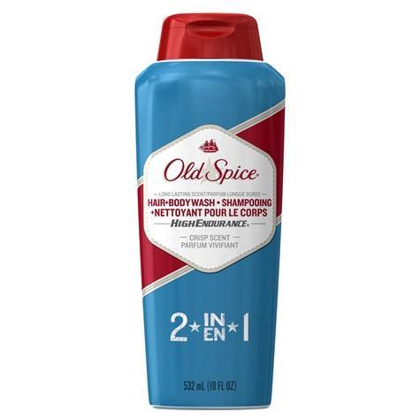 Health & Beauty - Old Spice High Endurance Hair & Body Washes for Men Crisp Scent - MSRP $3,839