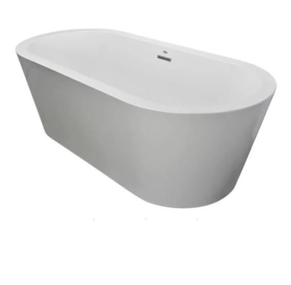 Jacuzzi Celeste 67 Inch Freestanding Acrylic Soaking Bathtub - MSRP $3,020