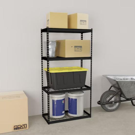 Project Source Heavy Duty Black Shelf Frame Kit - MSRP $4,793