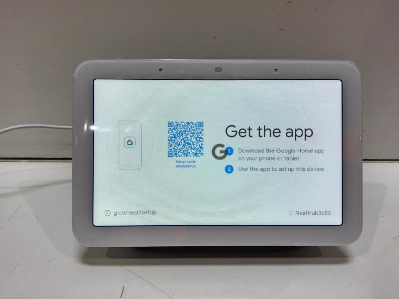 Google Nest Hub 7" Smart Display 2nd Generation with Google Assistant, Charcoal - Est Retail $229