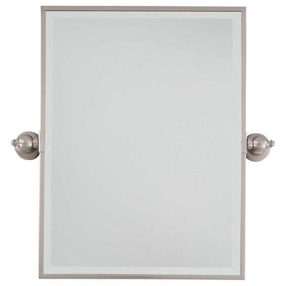 Minka Lavery 18" W X 24" H Rectangular Framed Bathroom Mirror - MSRP $579