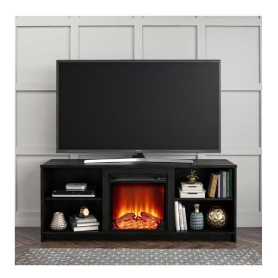 Furniture - Fireplace TV Stand, Upholstered Headboard, Ashlar TV Stand - MSRP $1,223