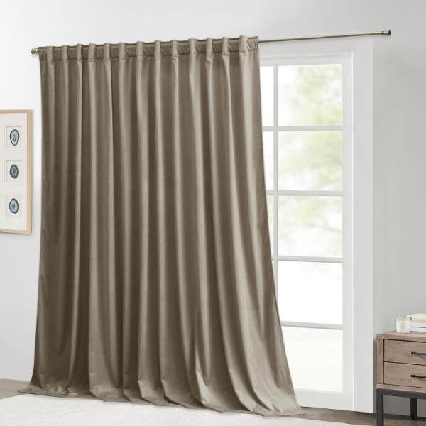 Home- StangH Camel Beige Velvet Curtains 108 inches Long, Handicrafts Home Decorative Storage Box  - MSRP $19,412
