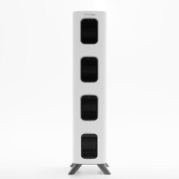 Home- Air Oasis iAdapt Air Purifier, LEADALLWAY Foldable Push Cart, BEAUTYPEAK 24 Inch Round Mirror  - MSRP $1,214