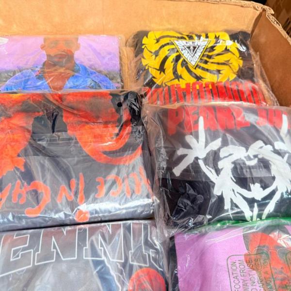 Bulk Lot of 350 Mixed Graphic T-Shirts Pop Culture MSRP $7,786
