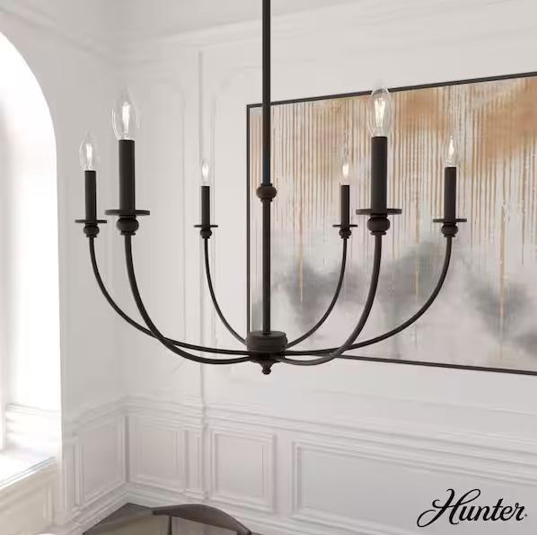 Lighting & Electrical - Hunter, Kichler, ZJVAIVE, Progress Lighting, GMGSROM, Kenroy Home, Artika - Est Retail $3,640
