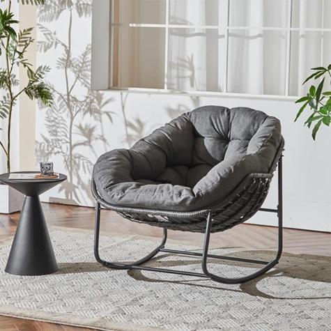 Furniture - Wildon Home Cadynce Outdoor Chair, Williston Forge Parikh Etagere Bookcase - MSRP $1,691