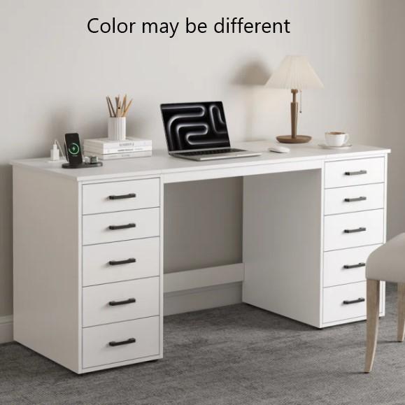 Furniture - Latitude Run Office Desk, Wenda Bed Frame, Jamera Kitchen Island - MSRP $1,654