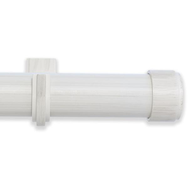 BlastHome Luxury 12ft Custom Curtain Rod, 1 1/4" Lg Diameter - MSRP $91