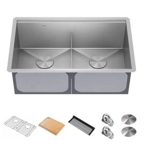 Plumbing - Kraus Kitchen Sinks & Faucets - MSRP $4,394